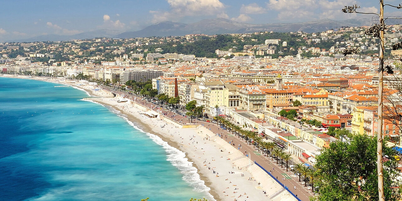 Nice la promenade des Anglais - Formation Trading CAPFREE
