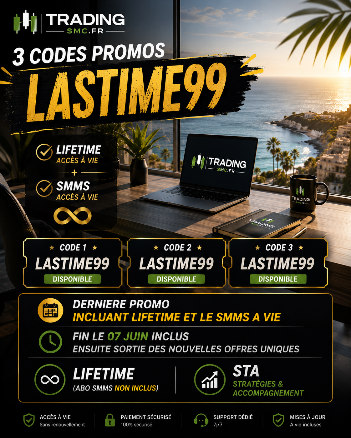 Promo LASTIME99 Lifetime et SMMS